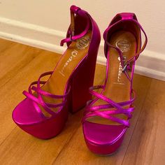 New Condition, Never Worn, Studio 54 Vintage Pink Metallic Disco Platforms By Jeffrey Campbell. Size 7. So Chic. Hard To Part With These Babies. Studio 54, Pink Metallic, Jeffrey Campbell Shoes, Jeffrey Campbell, Vintage Pink, Size 7, Women Shoes, Pink, Women Shopping