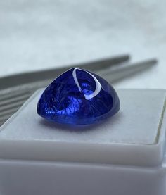 ----- Description ------- AAA++ Tanzanite Sugarloaf Natural Gemstone Size 13.8 x 13.6MM 14.90Cts Natural Amazing Tanzanite Sugarloaf Gemstone for High Jewelry Making. Gemstone Name : Natural Tanzanite Stone Gemstone Shape : Sugarloaf Shape Gemstone cabochon : Cabochons  Gemstone Size : 13.8 x 13.6 M.MApprox Size, Weight Carats :  14.90 Cts      Gemstone Color : blue  ( IMPORTANT NOTICE )  ( U WILL REACIEVE SAME THING IN THE PICTURE 100 %guaranteed ) More beautiful than picture! Please see the photographs to see more detail. The overall quality is excellent for the price! Important Information : ----------------------------- # Available more different size and shape please contact us for any QUERY & Order. # Since we use natural gemstones, the stones may vary slightly in color.  HAVE A NICE Classic Blue Gemstone Cabochons, Classic Blue Cabochons For Formal Occasion, Blue Classic Cabochons For Formal Occasion, Blue Classic Formal Cabochons, Blue Formal Classic Cabochons, Blue Gemstone Cabochons For Gift, Classic Gemstone Cabochons As Gifts, Formal Blue Handmade Gemstones, Jewellery Gemstone