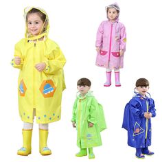 Size information: Size S fit for height 90-105cm,2-4 years; Size M fit for height 105-120cm,4-6 years; Size L fit for height 120-145cm,6-10 years; Please Note: Please allow 1-2cm inaccuracy due to Manual measurement. Package include: 1pcs of kid's raincoat Playful Hooded Raincoat For School, Backpack Area, Raincoat Kids, School Backpack, School Backpacks, Pretty Outfits, Boy Or Girl, Kids Fashion, Kids Outfits