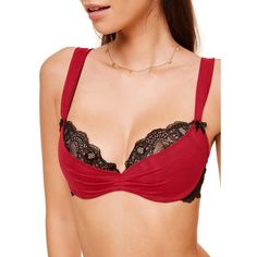 Pretty lace cups are overlaid with soft pleated mesh, creating a push-up with a remarkably enticing effect! Bra Measurements, Chic Bra, Mesh Bra, Adore Me, Mesh Overlay, Bra Panty, Demi Bra, Bra And Panty Sets, Bra Styles