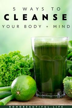 green juice in a tall glass next to vegetables on a table with the words 7 vegetables you should never juice