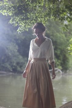 . Stile Hippie Chic, White Blouse Outfit, Dorothy Dandridge, Skirt Diy, Sheer White Blouse, Dresses For, For Wedding, Look Retro, Stil Elegant