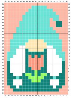 an image of a pixel art piece in the form of a woman's face