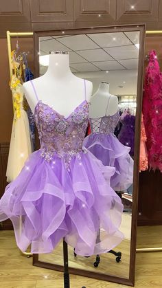 Light Purple Sparkly Dress Short, Lavender Short Poofy Dress, Purple Corset Dress Short, Lavendar Glitter Dress Short, Purple Sequin Mini Dress For Prom, Sequin Corset Top, Short Beaded Dress, Tulle Short Dress, Sequin Corset