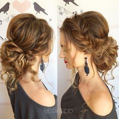 Pinterest: maroonism Bridal Hair Inspiration, Peinados Recogidos, Easy Updos, Elegant Hairstyles, Homecoming Hairstyles, Messy Hairstyles, Bridesmaid Hair