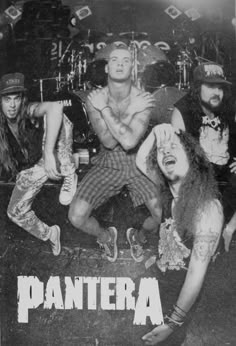 the band pantera posing for a photo