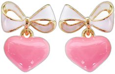 Colorful Candy, Fashion Elegant, Heart Candy, Elegant Fashion, 18k Gold, Gold Plate, Plating, Candy, Stud Earrings