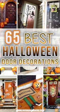 the best halloween door decorations for your home