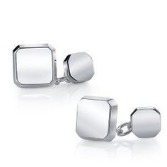 These silver cufflinks are sleek and distinguished and with the chain link connection you can wear them with ease. Made from 925 Silver De-Ox which slows down the tarnishing process. Elegant Silver Jewelry For Office, Silver Timeless Cufflinks For Formal Wear, Timeless Silver Cufflinks For Formal Events, Timeless Silver Cufflinks For Formal Wear, Timeless Silver Cufflinks For Formal Occasions, Minimalist White Gold Jewelry For Business, Formal White Gold Jewelry With Polished Edges, Formal White Gold Jewelry With Shiny Finish, Minimalist White Gold Jewelry