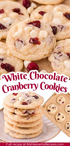 cranberry cookies Easy But Impressive Christmas Cookies, I Heart Naptime Recipes Cookies, Cookie Exchange Ideas Packaging, Christmas White Chocolate Cranberry Cookies, Simple Christmas Sweet Treats, Christmas Wreaths Cookies, White Chocolate Chip Cranberry Cookies Oatmeal, Christmas Cookies With White Chocolate Chips, Best Cookies For Cookie Swap