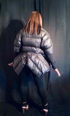 Lightweight asymmetric jacket. Fitted Asymmetrical Winter Outerwear, Avant-garde Asymmetrical Fitted Outerwear, Oversized Winter Outerwear With Asymmetrical Zip, Fitted Avant-garde Asymmetrical Outerwear, Fitted Asymmetrical Avant-garde Outerwear, Miss Girl, Asymmetric Jacket, Puffy Coat, Keep Out