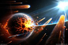 Space Supernova, Planet Concept Art Space, Planetary Destruction, Space Nasa Hubble Images, Outer Space Wallpaper, Nebula Star Destroyer, Apocalypse Art