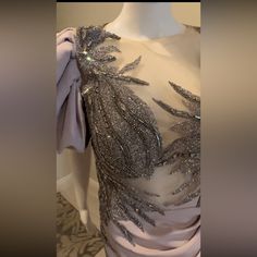 Beautiful Dress Made In Turkey Lavender Color Elegant Lavender Evening Dress For Formal Events, Elegant Lavender Party Dress, Elegant Lavender Gown For Gala, Glamorous Lavender Wedding Dress, Embellished Lavender Evening Dress, Lavender Evening Dress With Fitted Bodice, Glamorous Lavender Mini Dress For Evening, Glamorous Lavender Dresses, Elegant Lavender Cocktail Dress