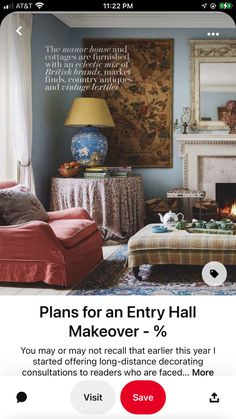 an image of a living room with furniture and decor on the app store's website