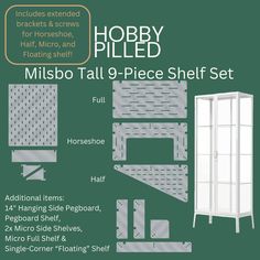 a poster with instructions for how to build a shelf