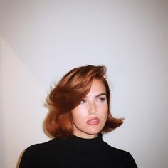 The Italian Bob Is Back: Here Are 13 Perfect Examples | British Vogue Ginger Hair Bob, Above Shoulder Hair, Short Auburn Hair, Italian Bob, Red Bob Hair, Ginger Red, Short Red Hair, Bob Hairstyles For Thick, Summer Haircuts