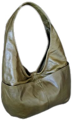 Soft Leather Hobo Bag For Errands, Green Soft Leather Handheld Shoulder Bag, Green Handheld Shoulder Bag In Soft Leather, Handheld Soft Leather Hobo Bag, Handheld Green Shoulder Bag In Soft Leather, Soft Leather Handheld Hobo Bag For Errands, Hobo Shoulder Bag For Shopping, Handheld Soft Leather Hobo Bag For Errands, Everyday Green Handheld Hobo Bag