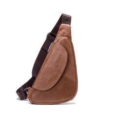 A Classic Leather Messenger Bag Crossbody Shoulder Brown Sling Bag For Men That Is Perfect For Any Outdoors Or Travel! This Leather Messenger Sling Bag Pack Carries It All With Ease. And The Adjustable Sling-Strap Fastens At The Bottom, For Your Choice, Left Side Or Right. Material: Genuine Cowhide Leather. Waterproof Genuine Leather Material. Mens Genuine Leather Belt Bag, Chest Bag, Fashion And Durable, Shoulder Bag / Chest Bag Style. Capacity: Iphone, Wallet, Passport, Glasses, Power Bank, Et Leather Anti-theft Bag For Everyday Use, Anti-theft Leather Shoulder Bag, Leather Anti-theft Shoulder Bag, Everyday Leather Anti-theft Bag, Brown Anti-theft Travel Shoulder Bag, Brown Anti-theft Bag For Everyday Use, Everyday Brown Anti-theft Bag, Brown Crossbody Backpack With Anti-theft Pocket, Leather Anti-theft Crossbody Bag