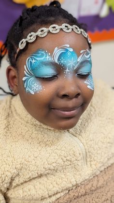 Hanukkah Face Paint, Disney Face Paint, Face Paintings, Facepainting Ideas, Snowflake Designs