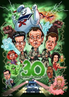 an image of the movie poster for 30 and over, with many characters on it