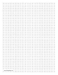 a sheet of paper with small dots on it