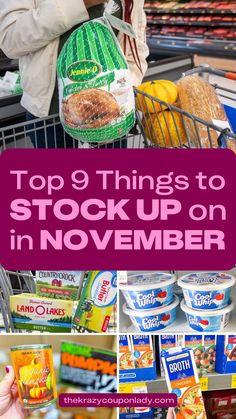 the top things to stock up on in november at walmart, grocery stores and more