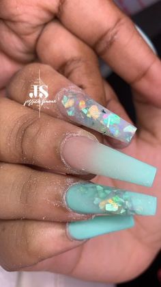 Image Glam Nails, Acrylic Nails Coffin, Dope Nails, Love Nails