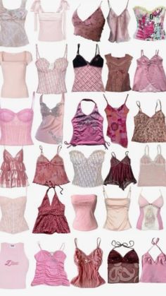 Pink tank tops 🩷 tank tops, pink, mean girls, y2k, regina george, style, fashion, trendy, that girl, it girl, fashionable, cute tops, halter tops Outfits For Work Summer, Summer Outfits For Work, 2000 Style, Gyaru Y2k, Looks Hip Hop, Mha Dr, 00s Mode, Aesthetic Summer Outfits, Clothes Board