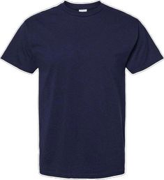 Navy Pre-shrunk Cotton T-shirt, Basic Cotton T-shirt With Moisture-wicking, Navy Casual T-shirt For Sports Events, Sporty Navy Pre-shrunk T-shirt, Navy Sporty T-shirt Pre-shrunk, Cotton Moisture-wicking Short Sleeve T-shirt, Moisture-wicking Cotton Short Sleeve T-shirt, Navy Sporty T-shirt With Screen Print, Moisture-wicking Cotton T-shirt