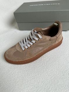 Olivia Mark - Dongguan Italian Handcrafted Training Shoes with Flat Yak Leather Soft Sole Comfortable Casual Sneakers Genuine Leather Shoes Glass Glue, Coffee Color, Womens Training Shoes, Genuine Leather Shoes, Dongguan, Coffee Colour, Sport Sneakers, Flat Sneakers, Training Shoes