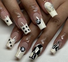 Vegas Inspired Nails, Tattoo Nails, Vegas Nails, Nails Gel Nails, Punk Nails, Nails Gel, Beach Nails, Minimalist Nails