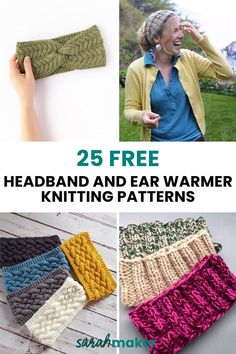 the 25 free headband and ear warmer knitting patterns