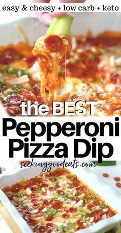 the best pepperoni pizza dip recipe is easy and cheesy