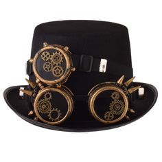 PRICES MAY VARY. Material: thick felt Head circumference 58cm-60cm Steampunk top hat, gears, feather, red rose accessories The goggle is removable and can be wear, strap adjustable Steampunk hats for men women black, top hats for women, gothic top hat, steampunk hat with goggles Perfect for gothic steampunk, victorian accessory, renaissance costume, Masquerade Costume Party, Mardi Gras Carnival Hat With Goggles, Steampunk Halloween Costumes, Steampunk Hats, Top Hats For Women, Halloween Costume Hats, Medieval Hats, Gentleman Hat, Steampunk Top, Steampunk Men