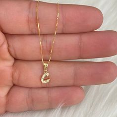 This product is avalilable to pick up in our Doral store.Features:Karat: 18K Gold.Color: Yellow Gold.Weight: 1,53grLength: 17 inches Gold Girl, Gold Rope Chains, Gold Letter, Letter C, Gold Letters, Cuban Chain, Rope Chain, Gold Bangles, Link Bracelets