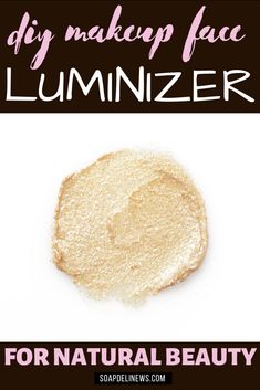 DIY Makeup Face Luminizer. How to make a DIY face luminizer recipe to highlight & accent eyes, cheekbones & lips! It gives skin natural looking highlights for beautiful glowing skin. Easy natural mineral makeup recipes. Learn how to make your own custom cosmetics at home. Save money making your favorite clean beauty, non-toxic eco-luxe beauty products. Cut Crease Makeup Tutorial, Natural Looking Highlights, Beautiful Glowing Skin, Face Glow, Natural Beauty Recipes, Makeup Highlighter, Natural Beauty Diy