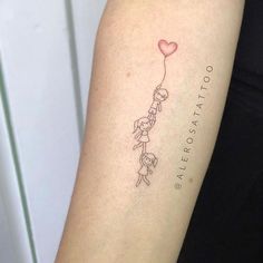 a woman's arm with a tattoo on it that says, i love you