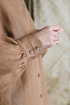 Long Voluminous Sleeve Oversized Shirt in Hazel Linen / - Etsy Brunei Womens Blouses, Style Expert, Lithuania, Oversized Shirt, Brunei, Womens Clothing Tops, Halloween Shopping, Blouses For Women, Bathing Beauties