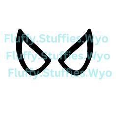 a black and white logo with the word flufy stuff