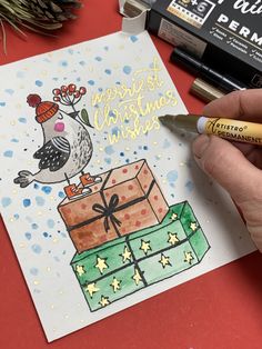 Artistro paint markers are the perfect addition to any art space, supplies room, or classroom. Christmas Postcard Design, Holiday Wishes Messages, Paint Pens For Rocks, Christmas Arts And Crafts, Acrylic Paint Pens