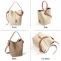 Eco Genuine Leather Bucket Bag With Adjustable Strap – Cloth Arlo Handmade Leather Tote Bag, Crossbody Tote Bag, Leather Bucket Bag, Leather Bucket, Mini Crossbody Bag, Eco Fashion, Crossbody Tote, Mini Crossbody, Leather Tote Bag