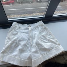 Sold Out Brand New 100% Cotton Shorts In An Off White Colour, Perfect For Spring/Summer Size Small. Comes With Free Brand New The Range Skirt Originally $265, $300 Worth Bundle For $42 Summer Workwear Skort With Built-in Shorts, Summer Cotton Skort With Built-in Shorts, Zara Cotton Bottoms With Built-in Shorts, Linen Bottoms With Short Inseam For Day Out, White Summer Skort With Pockets, White Skort With Built-in Shorts For Summer, High Waist Cotton Shorts For Day Out, High-waist Cotton Shorts For Day Out, White Bottoms With Short Inseam For Day Out