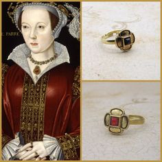 Historical Reproduction, Tudor Ring, Medieval Ring, Catherine Parr, Jane Seymour, Tudor Replica, Medieval Jewelry, Anne Boleyn, Renaissance: *This item is made to order just for you and may take 3-5 days to ship* Complete your Tudor replica jewelry collection with this simple yet stunning Tudor replica ring as seen in portraits of Catherine Parr, Jane Seymour, and The Princess Elizabeth Tudor. This ring features the classic medieval motif of the Quatrefoil Medallion. This quatrefoil is made of n Tudor Ring, Jane Seymour Tudor, Tudor Jewelry, Elizabeth Tudor, Medieval Ring, Catherine Parr, Tudor Fashion, Queen Images, Medieval Rings