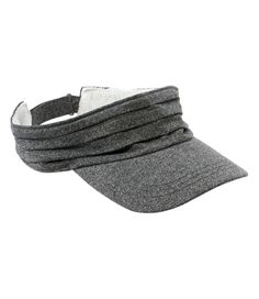 Pistil's customer favorite Lizzie visor is made from super-soft jersey that has the feel of your favorite cotton tee. A full brim keeps your face in the shade while a soft terry sweatband absorbs sweat. One size; women's-specific fit. Polyester/cotton. Soft, absorbent terry cloth inner sweatband. Ruched fabric in front for subtle style. Full brim for sun protection. Adjustable strap-back closure. Imported. Casual Visor Hat With Sweatband, Sporty Baseball Cap Visor, Casual Brimmed Sports Visor, Casual Sports Brimmed Visor, Casual Adjustable Visor With Cotton Sweatband, Casual Sports Visor With Brim, Casual Sports Event Visor, Adjustable Sporty Visor With Sweatband, Sporty Adjustable Visor With Sweatband