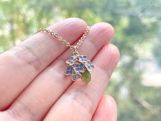 Hydrangea Flower Necklace, Gold Plated, Blue / Purple/ White Enamel, Hortensia, Bouquet, Dainty, Flower Jewelry, Gift for Her - Etsy Hortensia Bouquet, Hydrangea Jewelry, Hydrangea Necklace, Flower Necklace Gold, Hydrangea Flower, Floral Necklace, Flower Jewelry, Blue Necklace, Stylish Jewelry