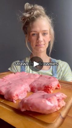 1.1M views · 110K reactions | Strawberry Brownies

Mix: 1 box strawberry cake 
1/3 cup of oil
2 eggs

Press your cake mixture into an 8x8 pan lined with parchment paper. Bake at 350 degrees for 20 minutes. Let your cake cool all the way. I sat it in the fridge for a bit.

For your icing mix: 3 oz softened cream cheese, 1 cup powdered sugar, 1- 2 strawberries smashed (I used two but my icing was pretty thin. I did love it that way though. So if you want it thicker just add one)

When your brownie is cooled all the way spread your icing on the top. Let chill in the fridge at least 30 minutes so the icing hardens a bit.

Cut and enjoy!! | Andrea | supermommyof123 · Original audio Saved Desserts, Box Strawberry Cake, Strawberry Brownies, Strawberry Cake Mix, Parchment Paper Baking, Cake Mixture, Cookie Frosting, Soften Cream Cheese, Strawberry Desserts