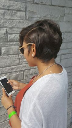 Hair Hair Baddie, Penteado Cabelo Curto, Hair Crush, Relaxed Hair, Short Bob Hairstyles, Love Hair, Short Bob, Hair Dos