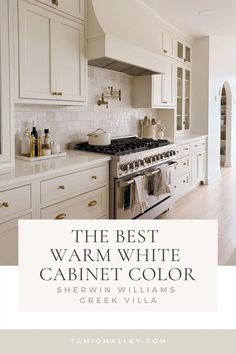 Capturing the Timeless Look: 15 Classic Kitchen Design Tips Timeless Classic Kitchen Design, Creamy Cabinet Colors, Light Greige Kitchen Cabinets, Classic Timeless Kitchen Design, White Cabinet Colors, Lancaster Whitewash, Warm White Cabinets, 2025 Kitchen Trends, Kitchen Ideas Traditional