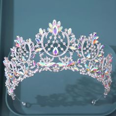 European Bride, Bride Crown, Happy Jewelry, Crystal Tiara, Beautiful Tiaras, Tiara Wedding, Princess Tiara, Rhinestone Crown, Crystal Tiaras