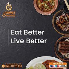 Dream, then come to us for the food you dreamt of.

Download our application Gourmet Foods now and enjoy your favorite meal at your doorstep.

Call us now for home delivery:
042-111 111 157

#GourmetRestaurants #breakfast #nashta #HomeDelivery #FastFood #Continental #Foodie #DesiFood Creative Advertising Design, Creative Advertising, Living Well, Advertising Design